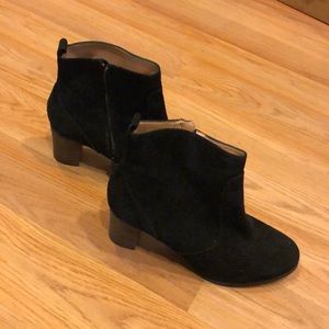 Black J. Crew Booties - Sz 7.5
